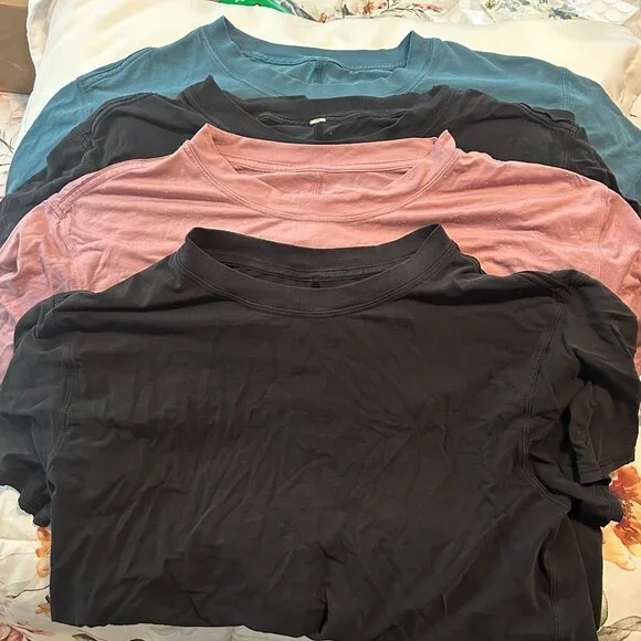 Lululemon All Yours Tee Bundle – 4 Tees (Sizes 6/8) - Picture 2 of 3